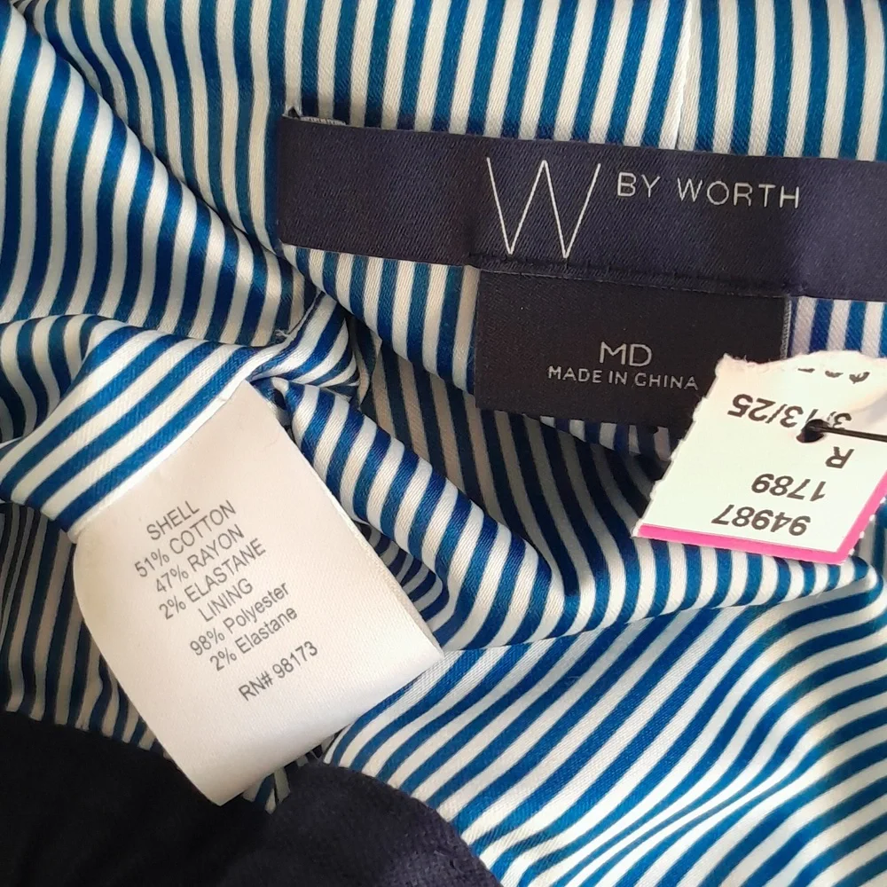 W By Worth Zip Up Jacket SZ Medium - Picture 7 of 17